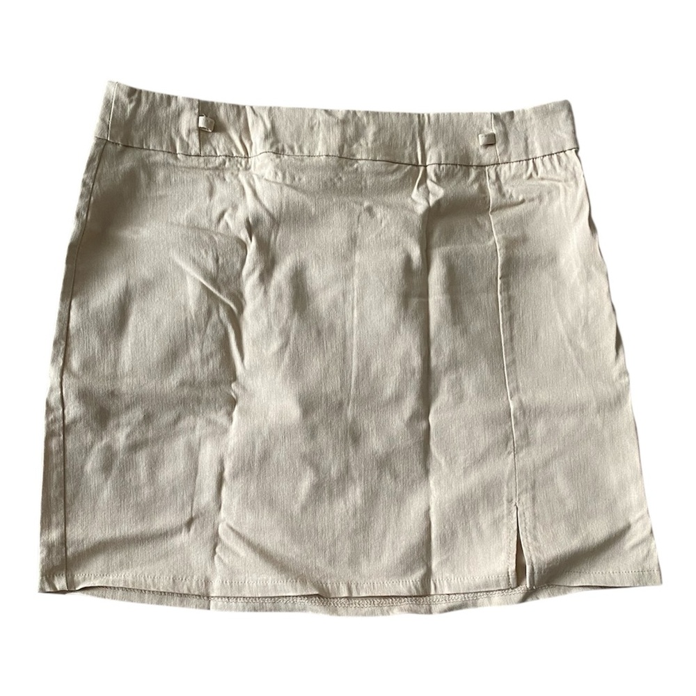 Classic Cream Mini Skirt